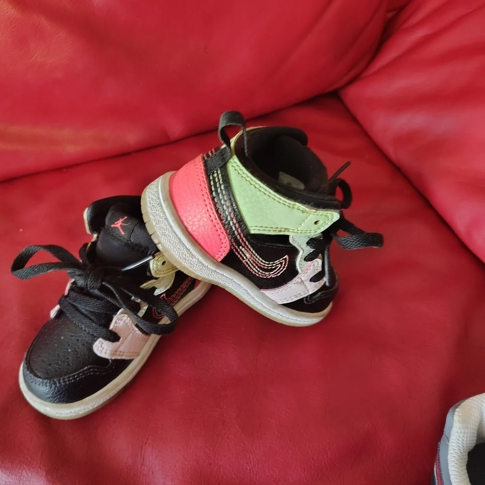 Nike Kids Black and Gray Sneakers Trio